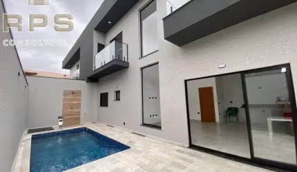 Casa Nova na Vila Giglio , com 03 quartos , sendo 02 suites , 01 master com closet , Cozinha americana , sala 02 ambientes , Piscina com área gourmet