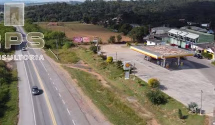 Área comercial à venda na Rod. Edgar Maximo Zambotto em Jarinu, lote plano de 22.000m² com Posto Shelll arrendado a 8km da Rod. Dom Pedro