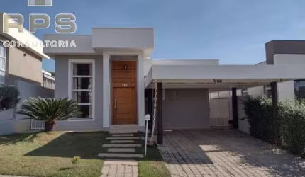 Casa térrea no Condomínio Terras de Atibaia I . Área construída : 145 m²  Imóvel com 03 dormitórios, sendo 01 suite  Sala 2 ambientes, piscina .