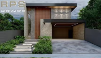 Lançamento Reserva São Nicolau : A/C 245 m². Casa com 4 suítes, salas de estar e jantar, pé direito duplo e conceito aberto integrando área gourmet