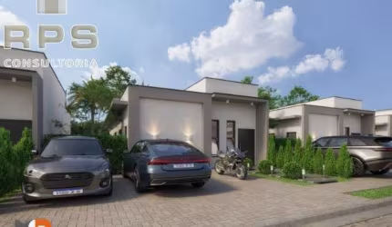 Casas térreas em construção em condomínio fechado, no Jardim Estãncia Brasil em Atibaia, 3 quartos sendo 3 suítes, amplo quintal e área de lazer!