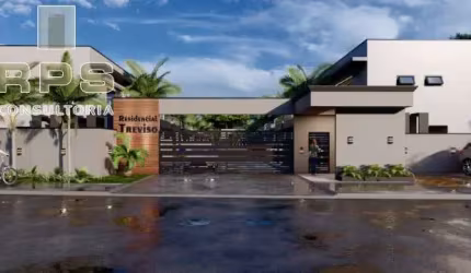 Residencial com 24 casas, com 3 Dormitórios sendo 1 suíte, Sala, Cozinha, Área de Serviço, 2 Vagas ,Área social com piscina, churrasqueira e Fireplace