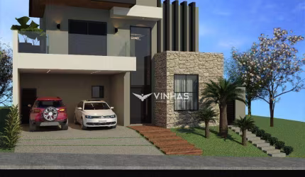 Sobrado com 3 dormitórios à venda, 214 m² por R$ 1.620.000,00 - Residencial Terras Do Vale - Caçapava/SP
