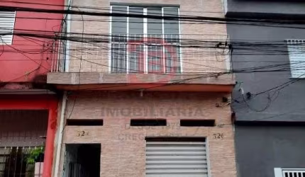 Sobrado 1 quarto com salão no térreo - Vila União