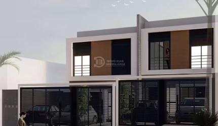 Sobrado Sobrado em fase inicial de construção - à venda - 2 suítes e 1 vaga de garagem - Vila Paranaguá