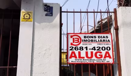Casa para alugar na Vila Ré, São Paulo: 2 dormitórios, transporte público próximo!