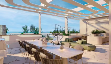 Apartamentos com varanda / sacada gourmet e jacuzzi privativa em Condominio Club a beira mar da praia Formosa / Cabedelo - AP1970