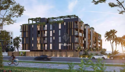 Apartamento térreo pé na areia a beira mar da praia de Areia Dourada. --AP1566