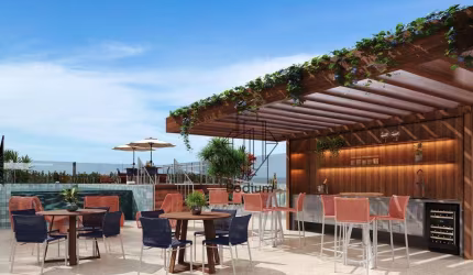 Flats estilo loft com excelente localização a 375m da praia de Tambaú - FL0349