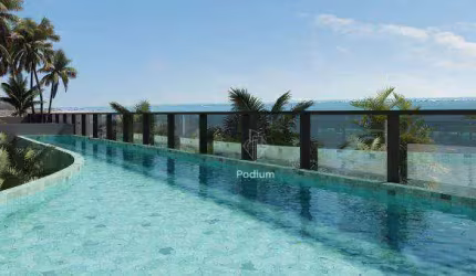 Cobertura Duplex pé na areia a beira mar da praia de Areia Dourada. –CO0142