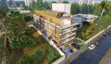 Flats na Cobertura com solarium e vista mar a beira mar da praia de Cabo Branco - CO0137