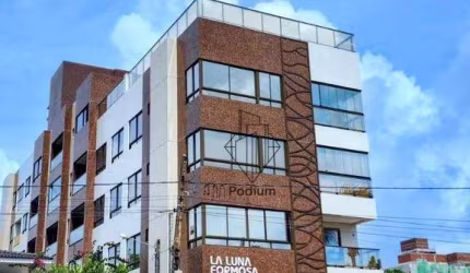 Apartamentos a beira mar com área de lazer na cobertura na praia Formosa em Cabedelo - AP0170