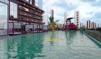 Apartamentos com varanda gourmet integrada no Miramar - AP0347