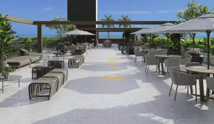 Apartamentos estilo flat a beira mar na proximidades da Orla do Cabo Branco - FL0071