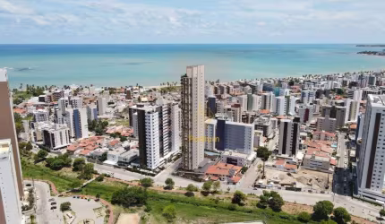 Apartamento com varanda / sacada gourmet em frente ao Parque Linear Parahyba I a 520m da Praia do Bessa - AP0885
