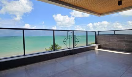 Excelente apartamento pé na areia e vista para o mar da praia de Cabedelo - AP0962