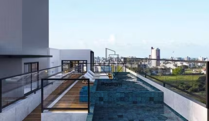 Apartamentos com varanda / sacada gourmet a 450m da praia de Intermares - AP2048