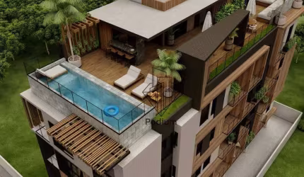 Cobertura duplex com jacuzzi privativa a 540m da praia de Intermares- CO0224