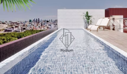 Flats com varanda / sacada gourmet a 200m da praia de Intermares - FL0469