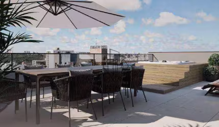 Cobertura Duplex com jacuzzi privativa nas proximidades de restaurantes, padarias e supermercados - CO0227 .
