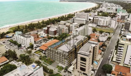 Flats Studio com varanda / sacada a 100m da praia do Cabo Branco - FL0488