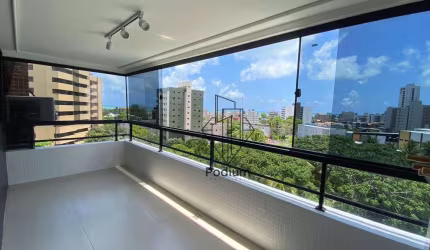 Apartamento com varanda/sacada  gourmet com vista para o mar  a 450m da praia no Jardim Oceania -  AP2158.