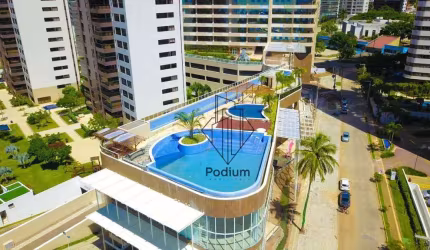 Apartamento no Condomínio Tour Geneve com jacuzzi privativa e vista definitiva para o mar da praia de Altiplanto - AP2168