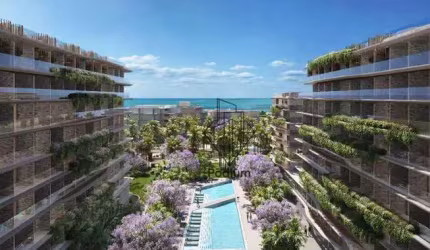 Cobertura duplex com jacuzzi privativa e pé na areia da praia de Ponta de Campina - CO0249