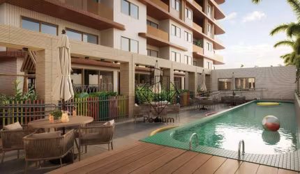 Cobertura linear com piscina privativa nas proximidades da praia do Bessa e a 300m do Parque Linear Parahyba 2 - CO0262