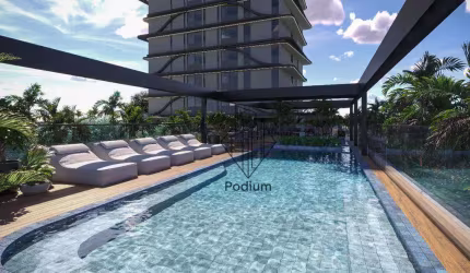 Cobertura Linear com piscina privativa em frente ao Parque Linear Parahyba I no Jardim Oceania / Bessa - CO0289