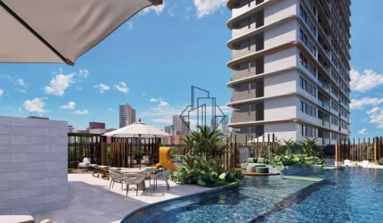 Apartamentos em condomínio clube com  varanda / sacada gourmet no bairro do Bessa / Aeroclube - AP2449