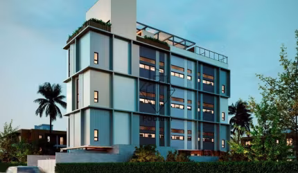 Flats Studio térreo com área privativa a 230m da praia do Bessa / Jardim Oceania - FL0642