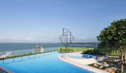 Flats Studio com terraço á 340m da praia de Cabo Branco- FL0706.