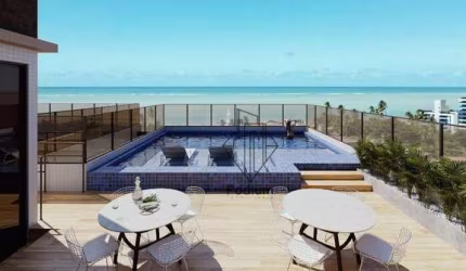 Apartamentos com varanda / sacada gourmet á 230m da praia Formosa / Cabedelo -AP2561