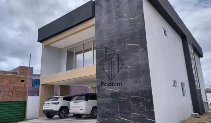 Casa de 1º andar e piscina privativa em condomínio fechado no Alphaville/PB Bayeux - CA0194