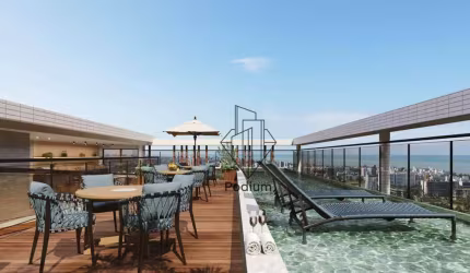 Apartamentos com varanda / sacada gourmet aproximadamente á 300m da praia de Intermares - AP2585