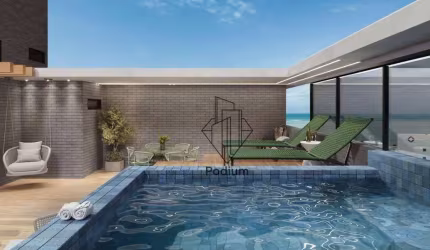 Coberturas Duplex com piscina privativa á 260m da praia de Camboinha / Cabedelo - CO0332