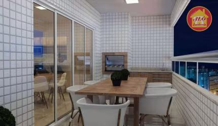 Apartamento à venda, 79 m² por R$ 420.000,00 - Tupi - Praia Grande/SP