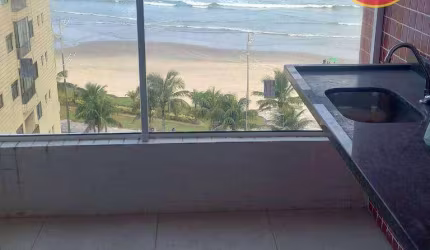Apartamento vista mar com 2 quartos à venda, 67 m² por R$ 522.596 - Caiçara - Praia Grande/SP