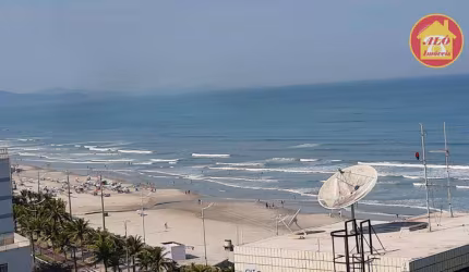 Apartamento 100 metros da praia com 2 quartos à venda, 67 m² por R$ 512.375 - Caiçara - Praia Grande/SP