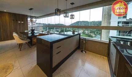 Apartamento com 4 quartos  à venda, 147 m² por R$ 1.950.000 - Canto do Forte - Praia Grande/SP