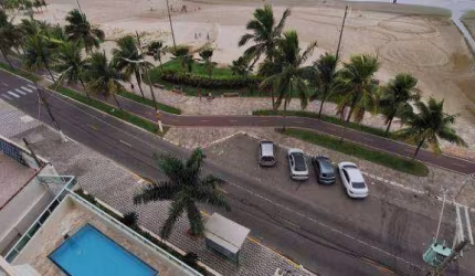 Apartamento com 1 quarto para alugar, 55 m² por R$ 2.500/mês - Balneário Pires - Praia Grande/SP