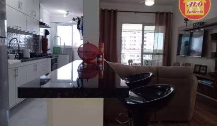 Apartamento com 2 quartos à venda, 76 m² por R$ 465.000 - Caiçara - Praia Grande/SP
