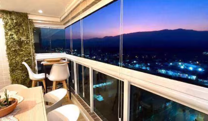 Apartamento mobiliado com 2 quartos à venda, 88 m² por R$ 599.000 - Caiçara - Praia Grande/SP