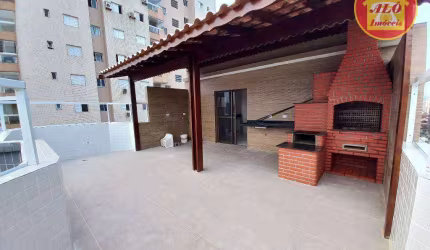 Cobertura com 3 quartos à venda, 130 m² por R$ 550.000 - Tupi - Praia Grande/SP