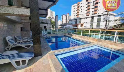 Apartamento com 3 dormitórios à venda, 114 m² por R$ 800.000,00 - Aviação - Praia Grande/SP