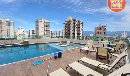 Apartamento com 2 quartos - 300 metros da praia - à venda, 71 m² por R$ 430.000 - Tupi - Praia Grande/SP