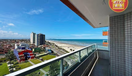 Apartamento vista mar com 2 quartos à venda, 74 m² por R$ 610.000 - Jardim Real - Praia Grande/SP