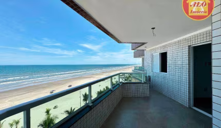 Apartamento frente mar com 2 quartos à venda, 85 m² por R$ 720.000 - Jardim Real - Praia Grande/SP