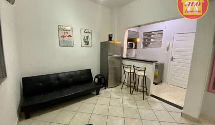 Apartamento com 1 dormitório à venda, 38 m² por R$ 185.000 - Ocian - Praia Grande/SP